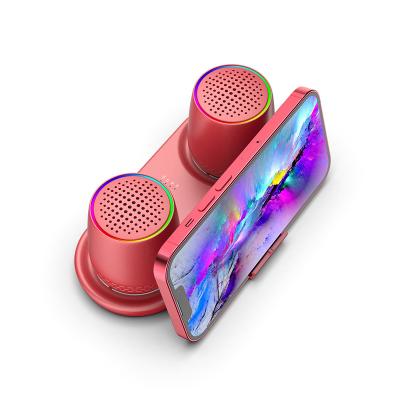 China Wireless Noise Beyond Size Retro Mini Gift Led Wireless Speaker Portable Waterproof Warm High Quality for sale