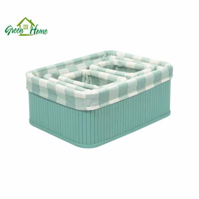 China Sustainable Cabinet Decor Bath Storage Basket Home Storaget Baskets for sale