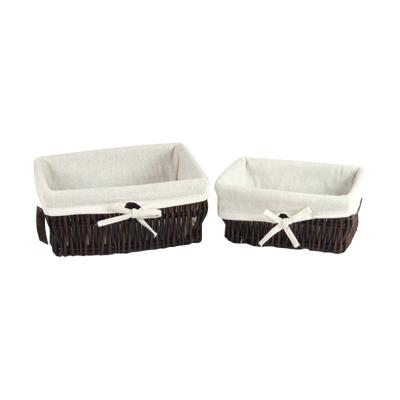 China Eco - Friendly China Wholesales High Quality Made Factory Slim Woven Storage Basket for sale