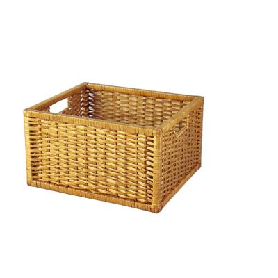 China Hot Sale Plant Potted Storage Wholesale Bamboo Baskets Woven Basket Eco - Friendly With Rack for sale