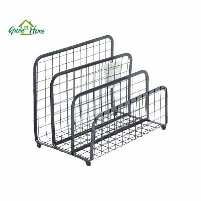 China Morden Desktop Organizer Stackable Mesh Metal Paper File Letter Desk File Tray for sale