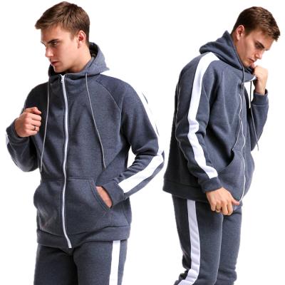 China Men's sweater sports cardigan raglan sleeve hoodie comfortable and breathable wholesale custom clothing for sale