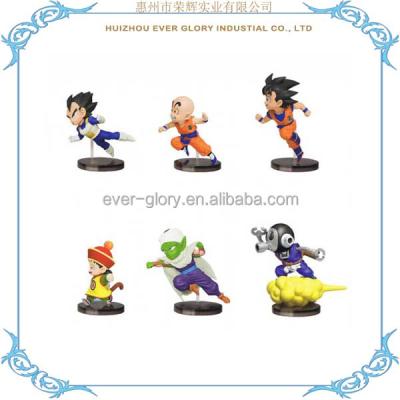 China Toy Custom 3D Cartoon Toys Dragon Ball Figure Plastic Anime Figure for sale