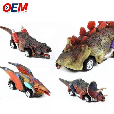 China PVC Make Your Own Animal Pull Back Toy Set Model Cars Mini Car Toys For Children for sale