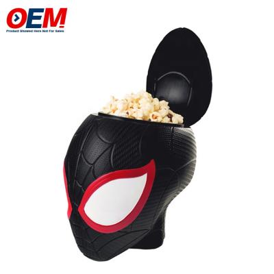 China With Handle Custom Made Spiderman Popcorn Box Plastic Candy Box for sale