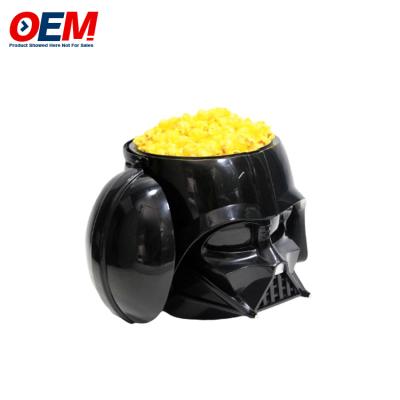 China Cartoon shape; airtight custom printed plastic movie star popcorn container for sale