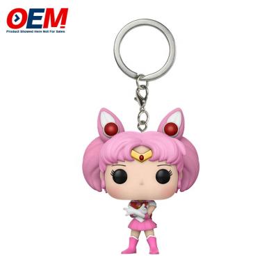 China Custom High Quality PVC Plastic Rubber Anime Key Chain Key Chain for sale