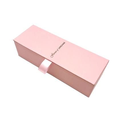 China Recyclable Magnetic Book Shaped Packaging Boxes Electronic Products Boxes Perfume Box With Paper Tray Insert for sale