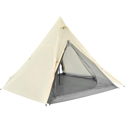 China Large Hex Diamond Ground Nail Dome Tent Camping Tent Family Party Waterproof Outdoor Tents For Sale for sale