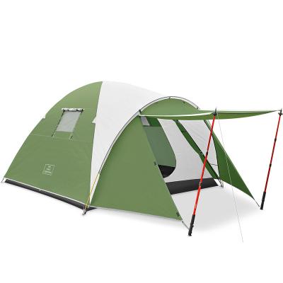 China Tube Type Tent Stake Portable Outdoor Tents For Camping 3-4 Person Waterproof Glamping Tents for sale