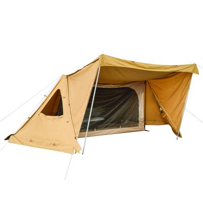 China Straight Bracing Type OEM Oxford Portable Double Layer Backpacking Tents For Outdoor Camping And Travel for sale