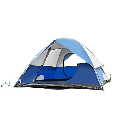 China Straight Tether Type 5-6 People Camping Tent Outdoor Beach Tent Waterproof Family Tent for sale