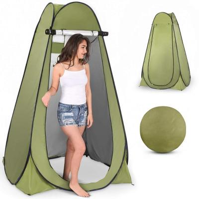 China Tube Type Tent Stake Pop Up Privacy Tent Instant Portable Outdoor Shower Automatic Tents Camp Toilet Changing Room Rain Shelter With Window for sale