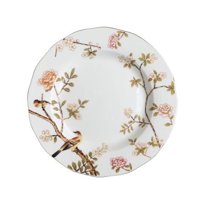 China Unique Country Design Hot Sale High Quality Durable Using Various White Porcelain Dinner Plate for sale