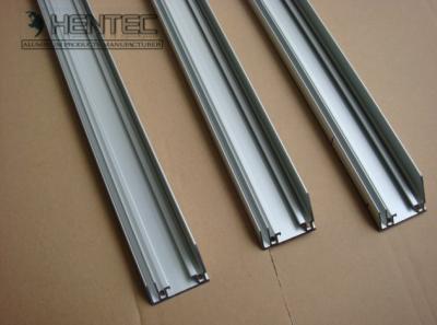 China 6063 / 6061 / 6005 Extrusion Aluminum Solar Panel Frame Silvery / Black for sale