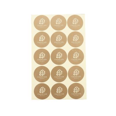 China Anti-Counterfeit Custom Labels , Low MOQ Custom Printed Vinyl Clear Metal Packaging Stickers for sale