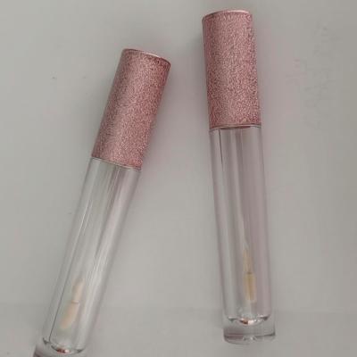 China Empty Tube Lip Gloss Cosmetic Bottle Lip Tube Bottle Can Be Customized LOGO Rose Gold Lip Gloss High-end for sale