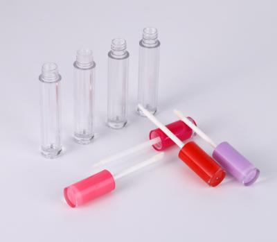 China High Quality In Round 5ml Stock Cosmetic Empty Lip Gloss Tube for sale