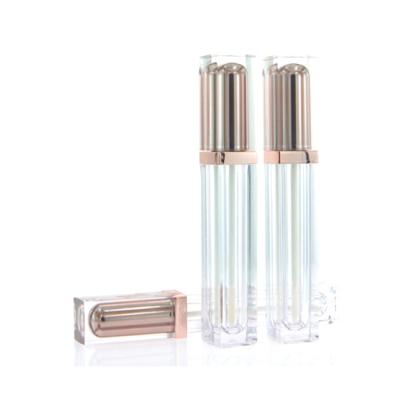 China High quality hot sale rose empty gold lip gloss lip gloss container tube for sale