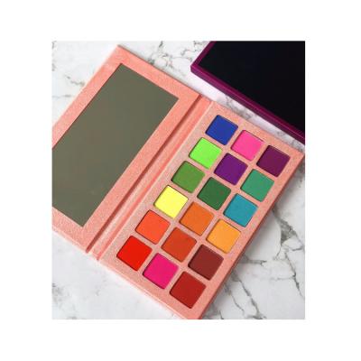 China Glamorous Waterproof Palette Waterproof Shimmer Glitter Makeup Blooming Eyeshadow for sale