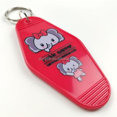 China Hotel Motel / Car Shop Customized Metal Motel Hotel Room Plastic Acrylic Key Chain Custom Promotional Hotel Keychains Personalized Hotel Key for sale