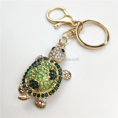 China High Quality Rhinestone Cute Bear Key Chain Animal Key Chain Bag Charms Jewelry for sale