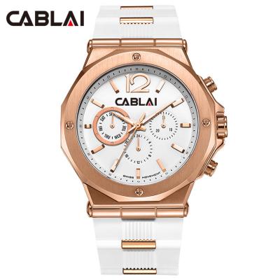 China Popular Hot Selling Luxury Custom Logo Men's Watches Stainless Steel Quartz Chronograph Men's Watches for sale