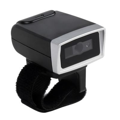 China EDOO Mini Portable Wearable Finger Ring 2.4g BT 1D 2D QR Code Handfree Barcode Scanner A4 Wireless Reader for sale