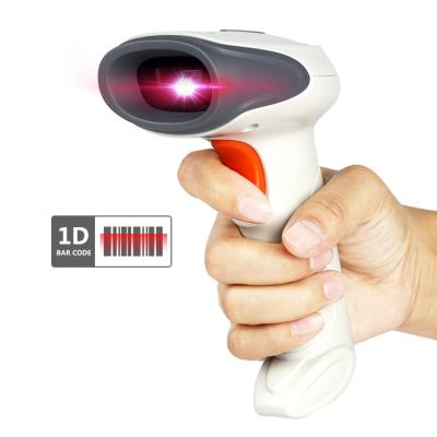 China Wireless portable CCD 1d barcode escaner container omni directional barcode scanner A4 for sale