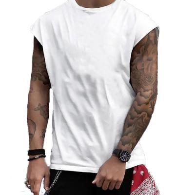 China Anti-Wrinkle Muscle Fitness Brother Sports Men T-shirt Summer Round Neck Cotton Running Casual Short Sleeve Top for sale