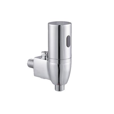 China Custom Wall Mounted Exposed Type Sensor Hand Free Automatic Urinal Flush Valve Without Box for sale