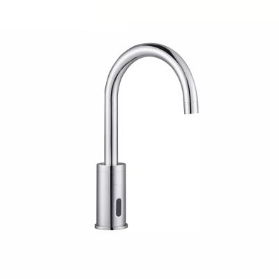 China Sense Faucets Passing Touchless Sensor Hand Wash Copper Brass Automatic Faucet for sale