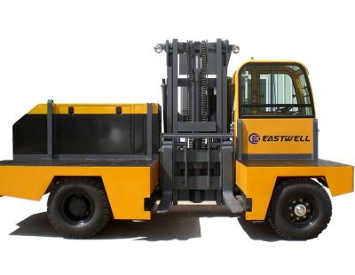 China Hotels Chinese style new 6 ton Eastwell CCCD-6A diesel forklift loader sideloader for sale for sale