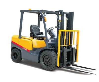 China Hotels Eastwell Material Handling Tools Pneumatic Forklift 2ton Rough Terrain Hydraulic Pump Trucks ES20T for sale