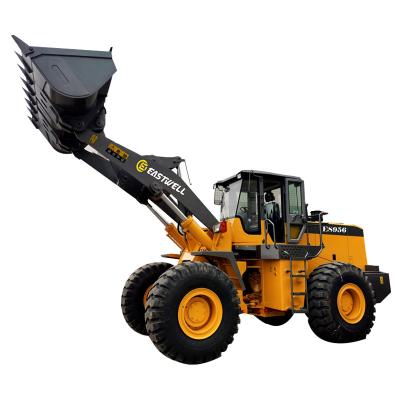 China Hotels Best Selling Mini Front End Loader 5 Ton Wheel Drive Front End Loader Eastwell Wheel Loader ES956 for sale