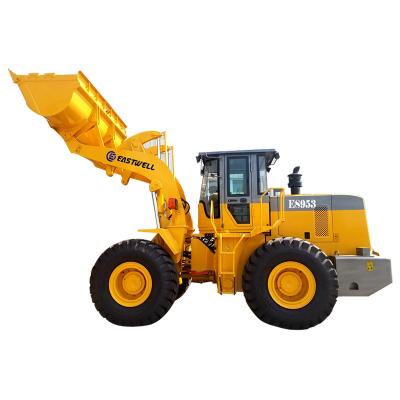 China Hotels Wheel Loader Cheap 5 Ton Front End Loader ES953 With 3m3 Bucket Capacity for sale