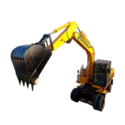 China Hotels heavy equipment used excavator rc hydraulic walking excavator for sale Eastwell Excavator ES150W for sale