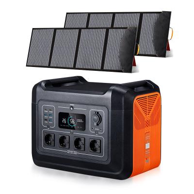 China Type C Factory wholesale ABS material renewable IPStank portable solar power station 2400w for sale