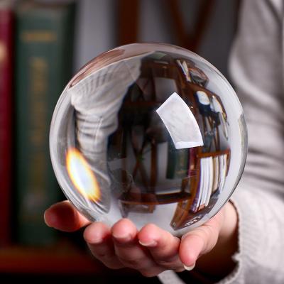 China Europe Photography Contact Crystal Ball Clear Sphere Juggling Ball With Stand Base for sale