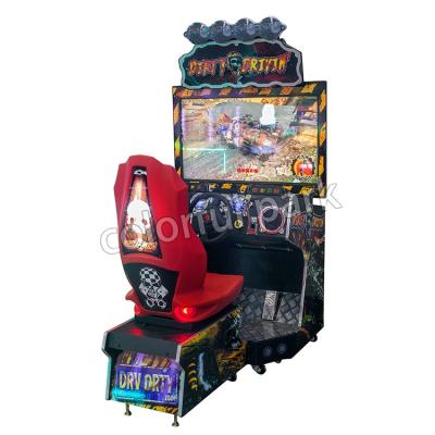 China High Quality Friendly Kids Love Indoor Swing Car Racing Simulator Driving Game Machine L00*11W700*H1500mm for sale