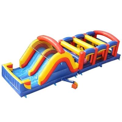 China Colorfulpark High Quality Giant PVC Adult Inflatable Obstacle Course Kids Assault Course For Sale L78*W163*H245 for sale