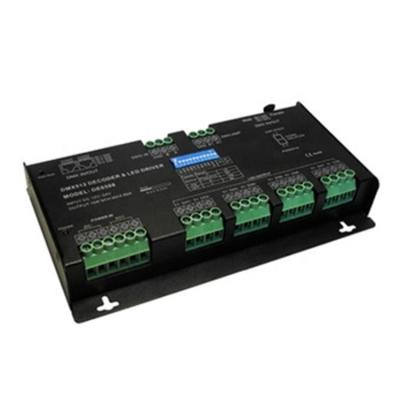 China 2 x RGBW LED Light Constant Current Decoder Wireless Output 8 Channel Rgbw Led Dmx Controller for sale