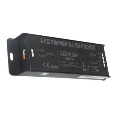 China 0-100% Dimming Push Button Terminal 0~100% Pwm Dimming Led Analog Dimmer 0-10v for sale