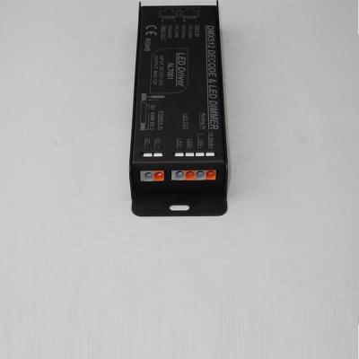 China AL7001 Multiple LED Drivers DMX and 0-10V Dimming Driver DMX Dimmer 1channel/12V-24V/12A/240W L160*W47*H22mm for sale