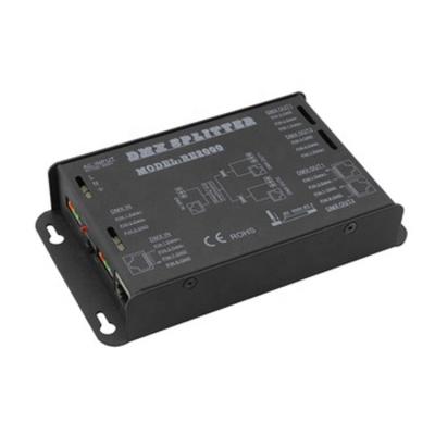 China RE2000 RJ45 Interface 2 Channel Output DMX Signal Splitter L160*W90*H30(mm) for sale