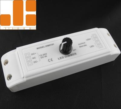 China DC12-24V 20Ax1CH LED Switch Button Directly PWM Dimming Controller DM9151 DM9151 0-100% Dimmer for sale