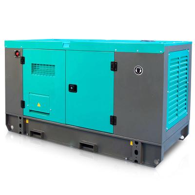 China Low noise generator low noise compact structure low cost 25kva genset bank hotel high quality diesel shop low noise generator MG25RS for sale