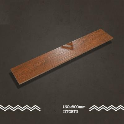 China Modern Porcelain Floor Tiles Wood Ceramic Tiles For Home 15x80 Floor Tiles Designs for sale