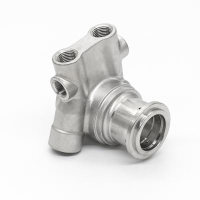 China Stainless Steel Casting And Machining OEM Die Pump Castings With Filter Housing Unit for sale