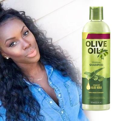 China Organic Olive Oil Aloe Vera Shampoo and Conditioner Set for Curly Hair Care Products for sale